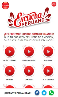 Desarrollo web de Escucha Peruano