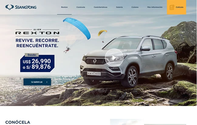 Versión Desktop de All New Rexton | Ssangyong